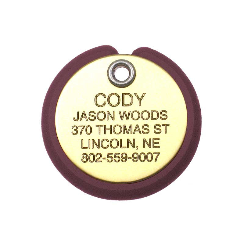 Round Frame Tag, - Lucky Pet